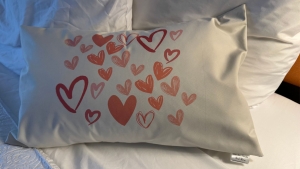 Red Heart Pillow